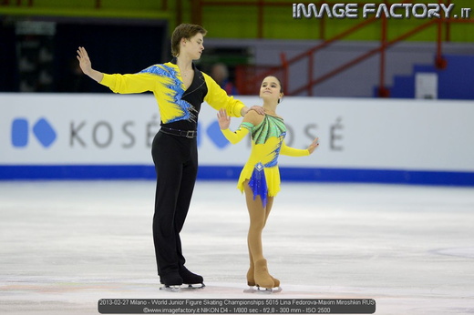 2013-02-27 Milano - World Junior Figure Skating Championships 5015 Lina Fedorova-Maxim Miroshkin RUS